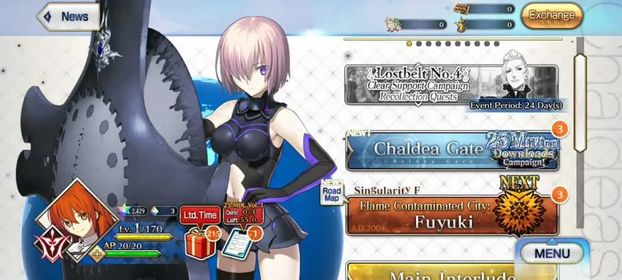 (Global/NA) 2400+ SQ & 180+ Ticket Summon (Story Fuyuki)