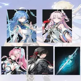 Asia lv 8| Qingxiao + Denia + Aemeath + Chisa + Qingxiao Weapon | Random 4 stars |The novice pool is not used