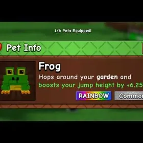 X20 RAINBOW FROG - Grow a Garden 2 - Fast Delivery