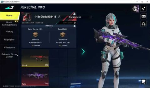 ASIA|LV3|1 ETERNAL Gun|1 ULTRA Striker|BR Bronze II, SF Bronze IV|LogNetEase(BS1368Z)