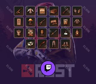 ❤️ Twitch Drops 👑 Rust Isles Boonie ❤️ Rust [Total 22 Items]