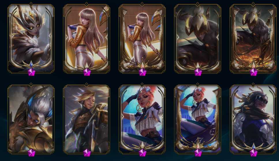 [LOL PH GARENA] 405 SKINS + 130 SKIN LOOTS ULT/MYTHIC/LEGENDARY