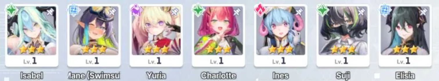 Global starter ines charlotte yuria isabel mane swimsuit guaranted on guest account ( both version censcored and uncencored )