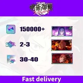 [Global] 150000+ Kaiju | (The inspiration of death) Mahito+(Battle of firepower) Ryomen Sukuna+(Maximum Cursed Energy Output) Yuji Itadori | SSR roll 2-5 | Single Draw Scroll X600 | SSR Recall Illustrated Book 30-40 | Passed the storyline | Fast and Safe Delivery