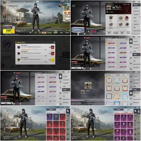 M416 Glacier Lvl 4(KillMsg)S18 (KillMsg)Ump Lvl 3"MF 21"Lvl 69"Mythic Helmet/Bag"Urban Pant"Acadmey Uza"Dune Daica"Rank Platinum