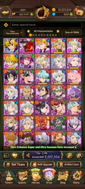 Asia, 896💎Newest UR Meli 6/6,  2,1 Million buff, 4LR + 6UR + Collab Gachiakuta Rudo + Zanka, story only at chapter 6 + side story all fresh