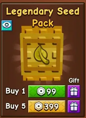 x1 Legendary Seed Pack | 99R | Grow a Garden 2