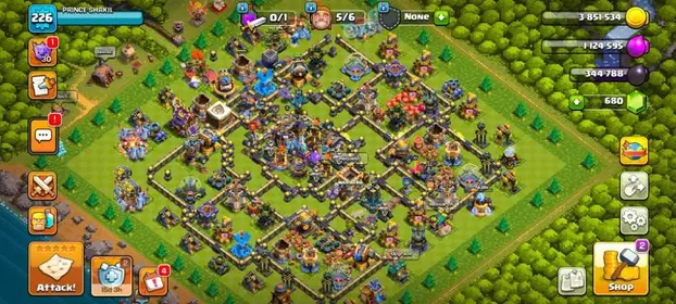 Th 18 near max💥Hero 102 104 80 55💥1217 madels💥good Defence💥8 epic max💥50% offer shop✅Email change possible