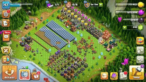 TH 17   |||   Epic equipment Max  |||    XP 157  |||  Heros - 59-71-44-46-31-2    |||  Full access |||  BEST-DEAL