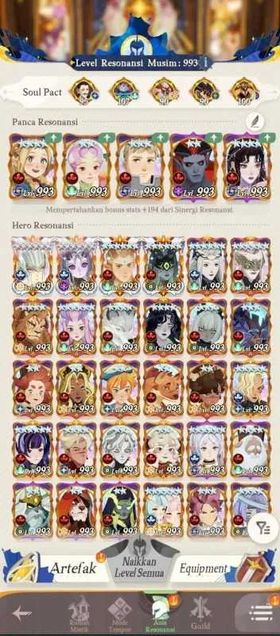 AFJ8 – VIP 5 Endgame Account | 4 P4 Crown Units, Many P3 Units, Top 5 Arena