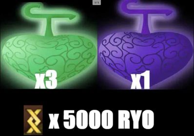 x3 Life Fruit - x1 Chakra Fruit - 5000 RYO | Bloodlines | Instant Delivery