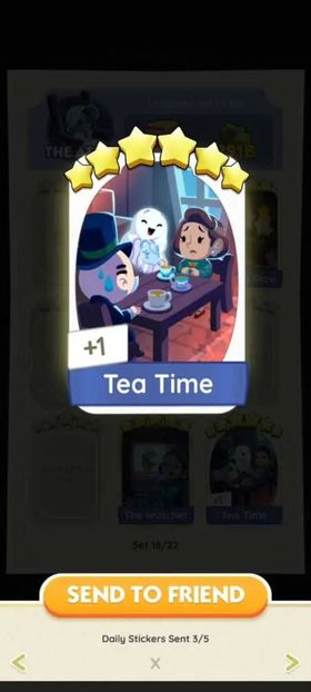Monopoly GO 6 Star - [Set18-9 Tea Time]