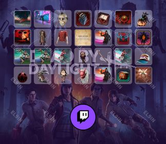 ✅ Twitch Drops 💜 DbD: October of Horror  🌐 Dead by Daylight [Total 28 Items]
