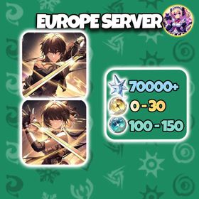 [Europe] 70000 Astrite + 100-150 Lustrous Tide + 0-30 Radiant Tide | UL45+ | Microsoft Email | Reroll Account