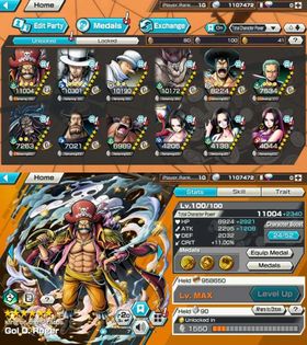 LVL 10 - SOLO FRESH✅2 EX META MAX🔥ROGER MAX POWER 11K🔥ROB LUCCI🔥JABRA,KAKU MAX🔥GOOD MEDAL🔥MANY MEDAL MATERIAl - BR37