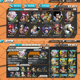 R201✨3EX 1MAX✨BONNEY MAX✨SABO✨ROGER✨SUPPORT 130%✨GOOD MEDALS✨MANY CHARACTER✨ANDROID/IOS