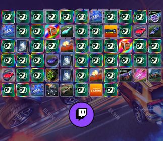 👑 Twitch Drops 🧙‍♂️ RL x Jynxzi Drop Rush 🌌 Rocket League [Total 63 Items]
