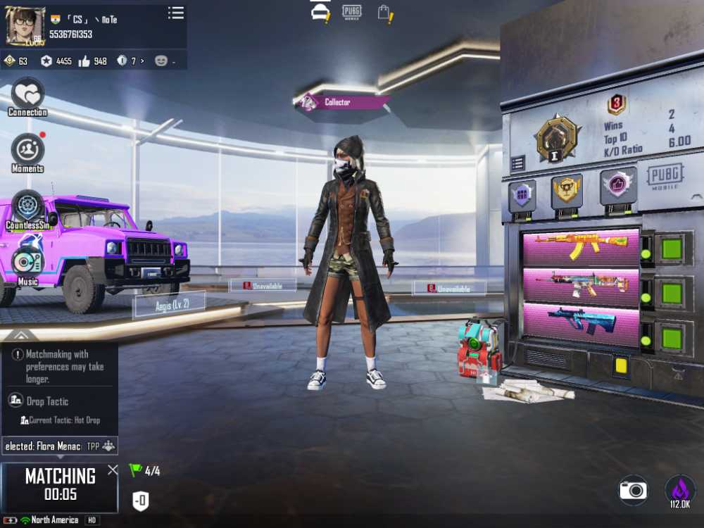 Global Pubg Mobile Na Sever Level 66 Season 7 Account Royal Pass 12 14 15