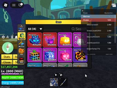 ID 525:Level 2800+God Kitsune Shadow Inven|Unverified Account|Auto Delivery|Blox Fruits