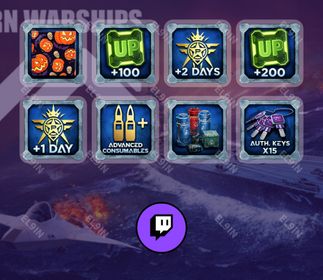 ✅ Twitch Drops 💜 MW: Leviathan Harvest 🧙‍♂️ Modern Warships [Total 8 Items]