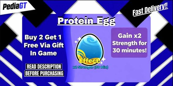 Protein Egg | ×2 Strength 30 Min | Muscle Legends