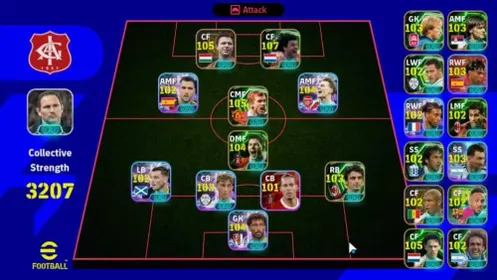 Android|19 Epic Ruud Gullit,Paul Scholes,Ferenc Puskas,Steven Gerrard,Marco van Basten|14ShowTime Martin Odegaard|PES2027|EF3266