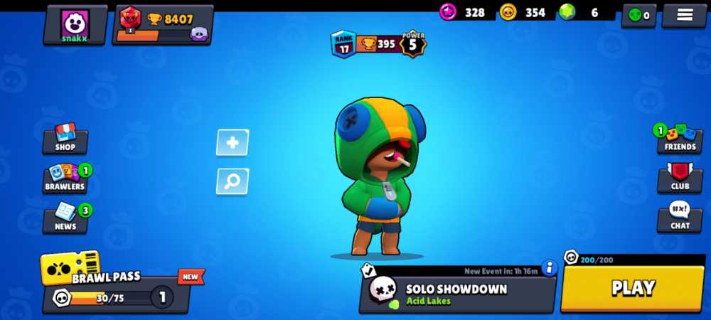 Brawl Stars account 8407 trophies leon and colette, a good starting account