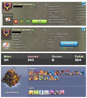 NAME : PSYCHO SOLDIERS | LVL 21.3 | silver 1 | W-L-T-D : 121-243-0-364 || CC : 10