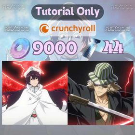 Starter · NA Crunchyroll · Bambietta + Kisuke Urahara + 9k Jade + 44 Standard Tickets · Gacha Reroll Account · Tutorial Only · Instant Delivery