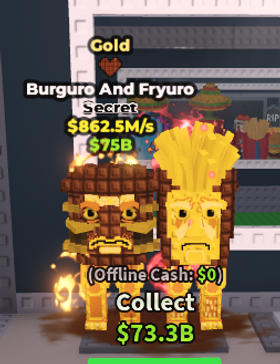 Burguro and Fryuro 862.5M/s - Steal a Brainrot