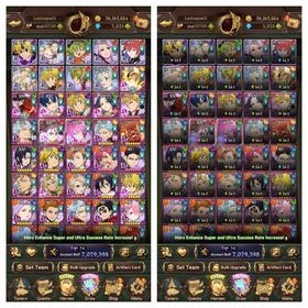 GLOBAL 3.020💎 | 7M CC | New Odin | New Meliodas Cross : IF | Collab Gachiakuta | Collab Re:Zero | 9 LR + 11 BASIC UR