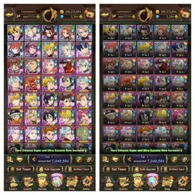 GLOBAL 2.260💎 | 7M CC | New Gawain | All Collab Gachiakuta | Collab Fire Force | Collab Re:Zero | 9 LR + 12 BASIC UR