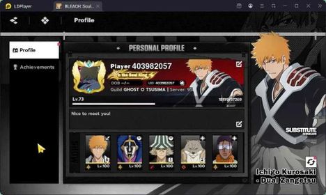 Nuverse SEA |Lv.73|7 SSR 6 Sign(IchigoDZ.B6,SajinB2,KisukeB1,IkkakuB1,Kuchiki,Mayuri,Tosen)+Stamp|Log Google|Check SS BSR167B