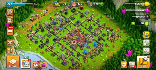 Th 18 near max💥Hero 100 103 91 76 55💥14 epic near max💥2000 madels💥nc 500💥builder base max only wall left💥Vietnam Local💥war arena scenery