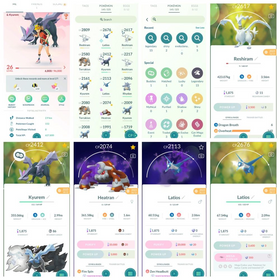 💯 Level 26 🔥 Legendary 15 ⚡ Shiny Reshiram 🌟 Shiny Kyurem 💥 Purified Latios 🐉 Shadow Latios 🚀 Shadow Heatran ✍️ Name Changed Full Access