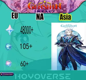 [EU ] AR55+Neuvillette+ 48000+ Primogems |60+Intertwined Fate 103+Acquaint Fate||MC Random|Mail Account/Send now