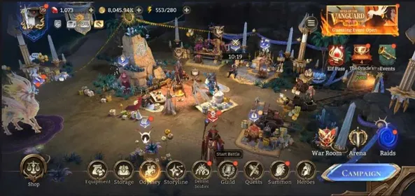 WOR171 – Mid-Game Progression Account | Server 60XXX, Level 79, 9 Lords