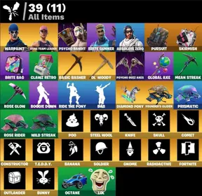 Fortnite: 5 SKINS Save The World Founder's Ultimate Edition | Psycho Bandit | Brite Gunner | Absolute Zero  ✅ All Platforms ✉️ Full Access