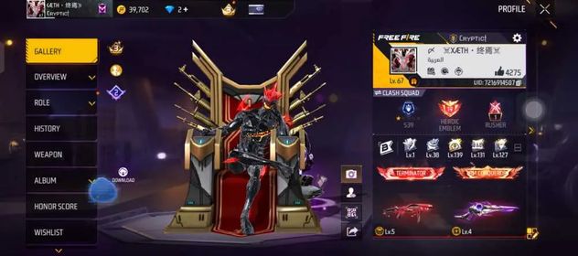 EP356|Lv67|65Char|8Set|DarkDesiresSet|268Costume|NarutoBundle|356Weapon(2Evo+55Mythic)|57Vehicle|50Backpack|NarutoLookChanger