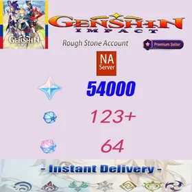 [NA] Mail Account AR55[520+wish] 54K+ Primogems |64+Intertwined Fate 130+Acquaint Fate||MC Random|Send now