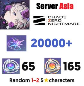 【Server Asia】20000 Gems + 165 Rescue Anchor + 65 Signal Amplification Anchor + Random 1~2 5-stars characters | Clear Chapter 1+ | Reroll Account | Starter Account
