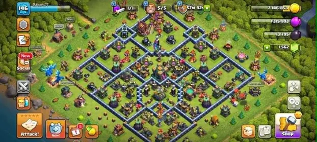 Th 14 Near Max | Hero 42 59 22 25 | 8 Epic Equipment | 730 Medel | NC Available | Defence Good | 5 Builder | Instant Delivery |