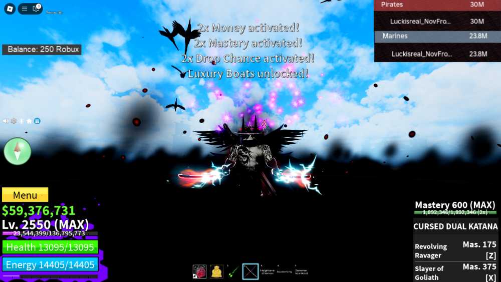 [Blox Fruits x King Legacy] ALL V4 | 30M BOUNTY | 23.8M HONOR | 11 ...