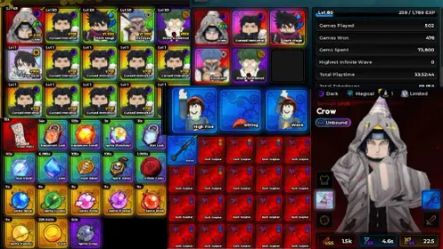 Instant Delivery Starter Account Itachi Unbound More Gems [ikbl024]