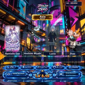 Asia | LV 8-15 | Remielle Dan+Hoshimi Miyabi+Lucia+Sign+Zhao | Email Account | Delivered 20Min|@Z25