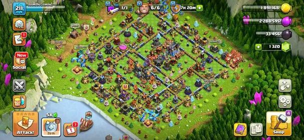 P-188   Town Hall 18 donation account|| heros 60-84-50-59-25-1|| 6 builders || xp 211||name change available || good defence & walls||lots of magic items