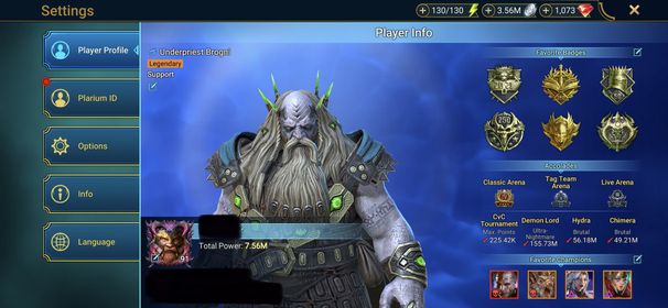 [1 Mythical Champions][7.56M] Embrys(5*) + 58 LEGENDARY (Yumeko(5*),Cardi,Mith,Yakarl,Pythion(6*),Firrol x2,Padraig,Brogni,Michinaki,Shalled,Kimi,Gnishak(5*)...) + 1k NM CB