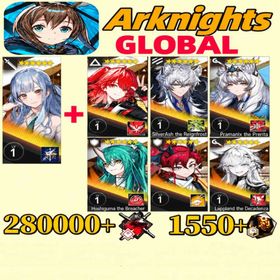 Global EN|280000-280000 synthetic jade+1470-1550+ origin stone or Single number 840-900 draws+Togawa Sakiko+Exusiai the New Covenant or SilverAsh or Pramanix the Prerita or Hoshiguma the Breacher or Ascalon or Lappland the Decadenza One of them /Some chapters passed [Android/IOS] Arknights