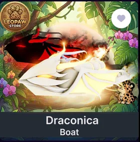 Fisch Boat | Draconica Boat | Free Rod Skin (Worth Up to $5) | Fast Delivery
