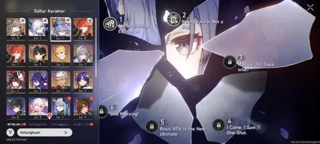 STARTER [TL4] SilverWolf LV.999 Eidolon 2 Signature + YaoGuang |Guaranteed Banner ON Pity28